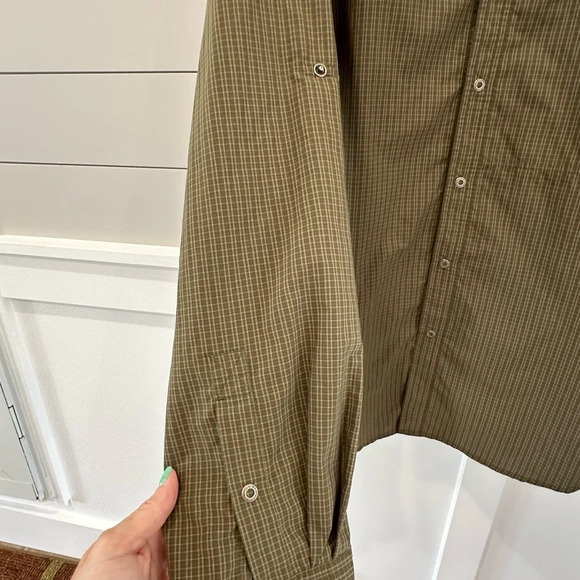 🌲 Rugged Exofficio Mens Earth Tones - Snap Closures.‎ Shirt XL 🌲 - Picture 11 of 13